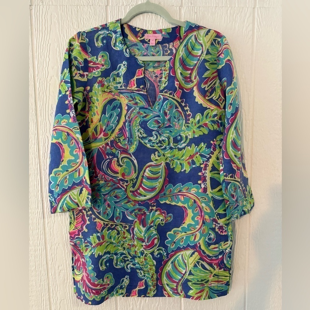 Lilly Pullitzer linen tunic